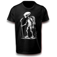 Futuristisches Sci-Fi T-Shirt Zeit läuft anders - Weltall Sanduhr Design