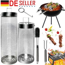 2 Stück Rolling Grillkorb
