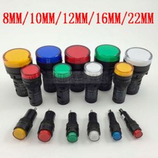 LED Signalleuchte Signallampe Anzeigelampe Kontrollleuchte Warnlampe AC/DC Neu