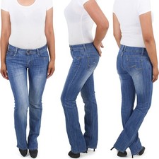 Damen Schlaghose Bootcut Jeans