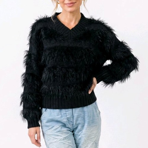 Damen kuschelpullover neck - damen,