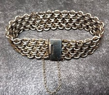 Schweres Silberarmband 47,5g (800er Silber) gestempelt, 1,8 cm breit