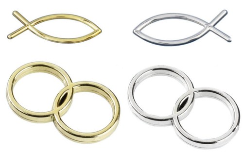 Streuteile ringe fische - ringe,
