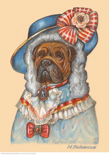 Bullmastiff kunstdruck - bullmastiff, a3