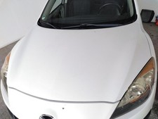 Mazda 3 BL original Motorhaube weissmetallic Bj.2009