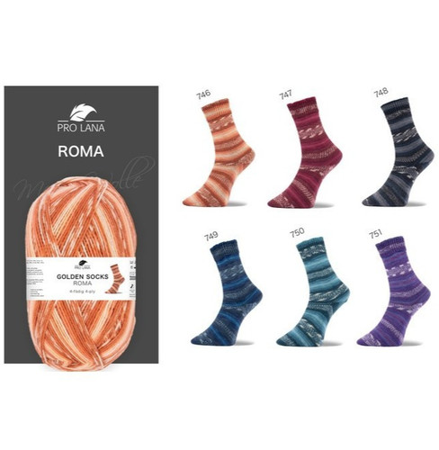 Pro lana golden socks roma - lana,