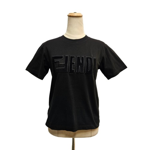 Damen shirt fendi schwarz - damen-t-shirt,