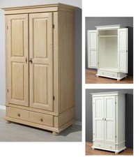 KLEIDERSCHRANK 2-TÜRIG FICHTE