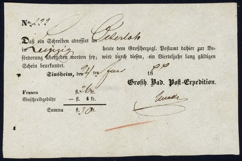 Baden vorphila gedruckter - baden,