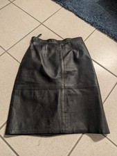 Vivien Caron Lederrock  Echtleder schwarz Gr 36 NEU 