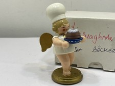 Erzgebirge Figur Christian Ulbricht Engel 8 cm + OVP Top Zustand   