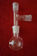 Rundkolben 100 ml u. Dest.aufsatz NS 29/32