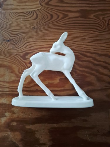 Porzellanfigur reh der - porzellanfigur,