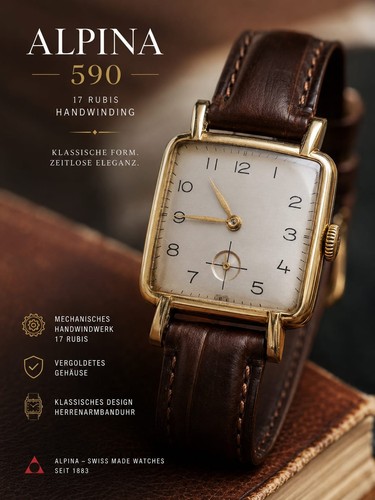 Armbanduhr alpina 590 - armbanduhr, alpina-590