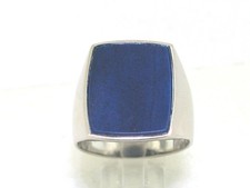 Herrenring 585 Weißgold