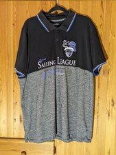 Poloshirt grau / schwarz 'Sailing League' von Livergy| Größe 4XL bzw. 68/70