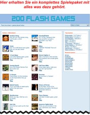 200 Flash Games inklusive Webseite - PHP-Script