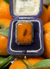 RAR Art Déco Ring Silber 900