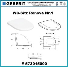 GEBERIT Keramag WC Sitz Renova