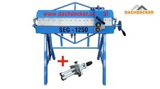 Segment Abkantbank Blechbiegemaschine Kantbank 1250 / 1,5 VIDEO DACHDECKER