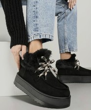 Damen Plateau Winterschuhe