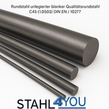 Rundstahl C45 Länge 200mm