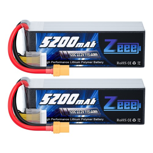 Zeee 5200mah xt90 6s - 2x,