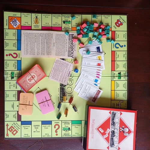 Vintage monopoly brettspiel - vintage,