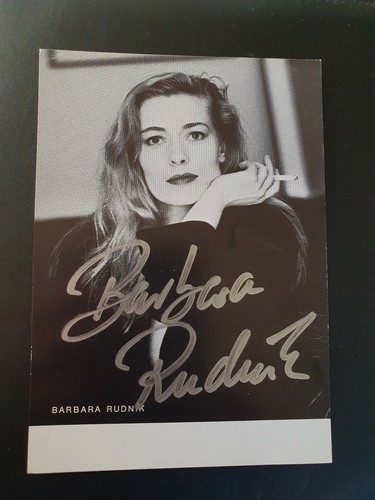 Barbara rudnik autogramm - rudnik,