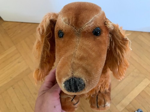 Steiff tier hund dackel - hund, waldi