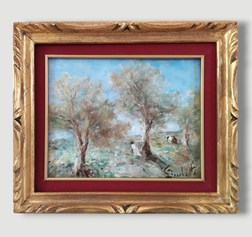 Ländliche landschaft - landschaft, im