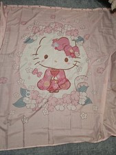 Hello Kitty Schuhvorhang 180 x 180 cm Kimono Design rosa schöne Qualität