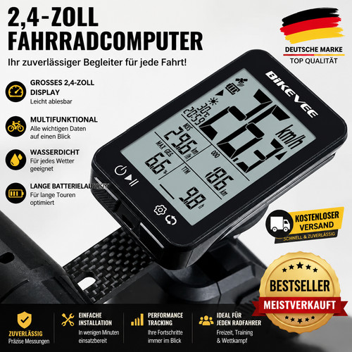 Fahrradcomputer kabellos gps - kabellos,