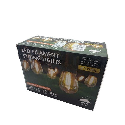 Led filament lichterkette 31m - filament,