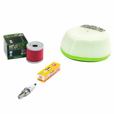 Wartung Set für Suzuki DR-Z 400 DR-Z400 2000-2008 Luftfilter Ölfilter Zündkerze