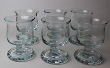 6x Holmegaard Globetrotter Grog-Gläser 12,8 x 8,7cm Design Michael Bang Grogglas