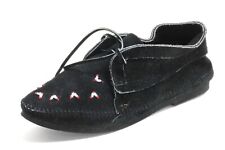 M19 Mokassins Stickerei Indianer Damen Boho Ethno Perlen Minnetonka Leder 36,5