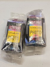 2x LEXMARK  Ink Druckkopf PHOTO 12A1990 high resolution Ink Cartridge