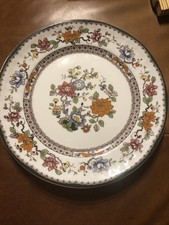 Eschenbach Ceranova Asiatische Blüte Teller roter Stempel Ø ca. 24,5 cm