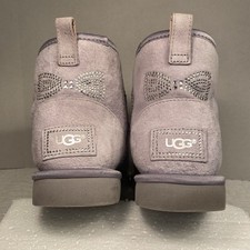 UGG Sz 8 Classic Mini Crystal