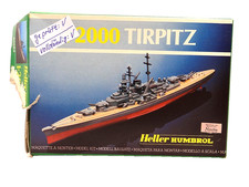 HELLER HUMBROL 1/2000 80052 "Modellschiff Tirpitz" vollständiger Bausatz | M017