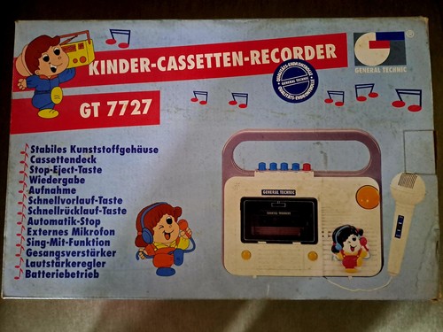 Kinder cassetten recorder - kinder,