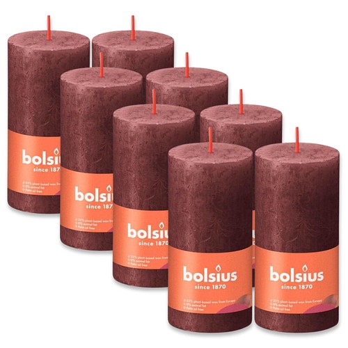 8er set bolsius rustik - set,