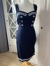 Kleid Rockabilly Blau
