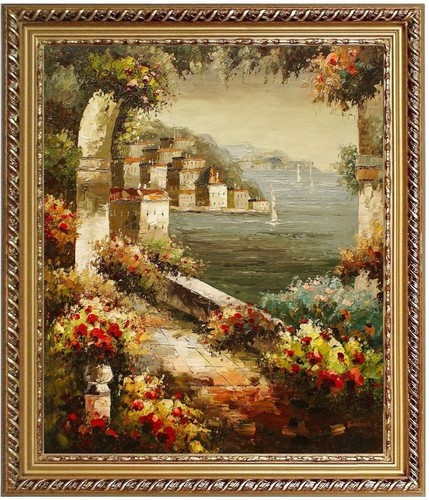 ölbild mediterrane südliche - mediterrane,