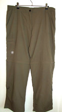 Trekkinghose, Wanderhose, Outdoorhose, Damenhose, Gr. 42, braun, zippbar, crivit