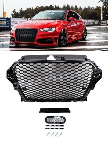 Rs3 look kühlergrill schwarz - rs3,