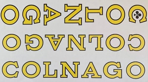 Colnago set fahrradaufkleber - colnago, &