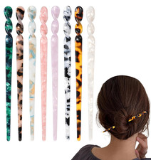 8 Stück Hair Stick, Acetat