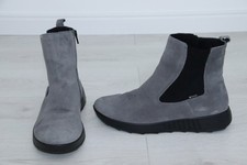 ° LEGERO ° Echt Wildleder Chelsea BOOTS Gr. 7 / 41 grau schwarz Stiefel Weite G